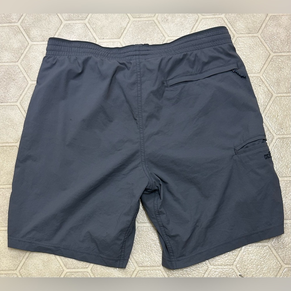 Men’s Medium Gunmetal Grey Kruiser Packable Lightweight Drawstring Shorts - Picture 11 of 12